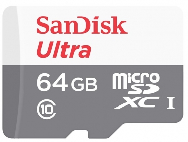 Карта памяти SanDisk Ultra 64GB microSDXC/320x