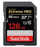 Карта памяти SanDisk Extreme Pro SDXC UHS Class 3 V30 170MB/s 128GB